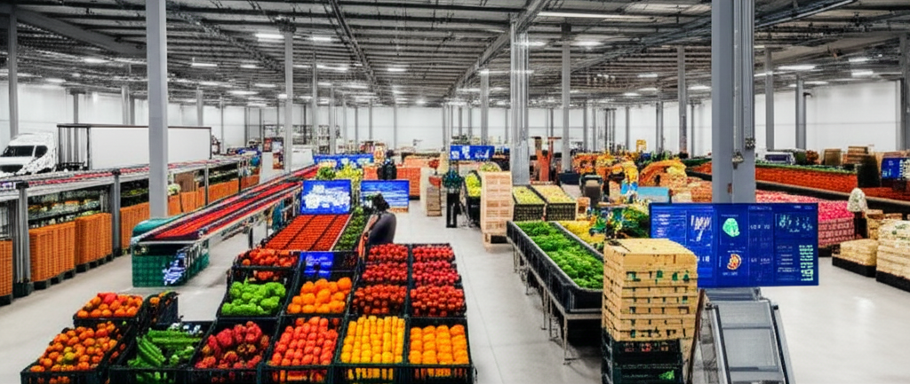 Modern agricultural supply chain facility